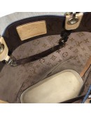 LOUIS VUITTON Monogram Vinyl Cabas Ambre MM Tote Bag with Small Pochette – GHW