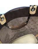 LOUIS VUITTON Monogram Vinyl Cabas Ambre MM Tote Bag with Small Pochette – GHW