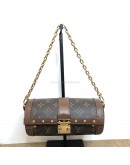 LOUIS VUITTON Monogram Papillon Trunk with Chain & Strap – GHW (Microchip New Model)