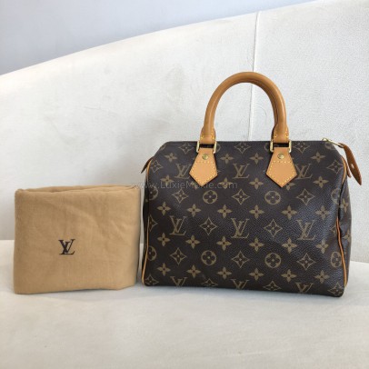LOUIS VUITTON Monogram Speedy 25 Boston Handbag – GHW