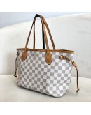 LOUIS VUITTON Damier Azur Neverfull PM Tote Bag – GHW