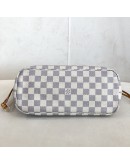 LOUIS VUITTON Damier Azur Neverfull PM Tote Bag – GHW