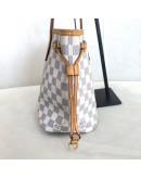 LOUIS VUITTON Damier Azur Neverfull PM Tote Bag – GHW