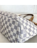 LOUIS VUITTON Damier Azur Neverfull PM Tote Bag – GHW
