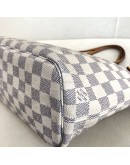 LOUIS VUITTON Damier Azur Neverfull PM Tote Bag – GHW