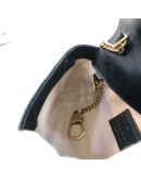 GUCCI GG Marmont Mini Shoulder Bag in Black Lambskin – GHW