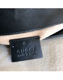 GUCCI GG Marmont Mini Shoulder Bag in Black Lambskin – GHW