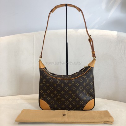 LOUIS VUITTON Monogram Boulogne 30 Shoulder Bag – GHW
