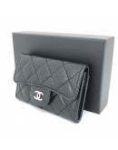 CHANEL Classic Card Holder in Black Caviar Leather – SHW (31 Series – Year 2021)