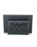 CHANEL Classic Card Holder in Black Caviar Leather – SHW (31 Series – Year 2021)