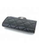 CHANEL Classic Card Holder in Black Caviar Leather – SHW (31 Series – Year 2021)