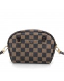 LOUIS VUITTON Damier Ebene Ipanema Pochette Crossbody Bag with Shoulder Strap & Waist Belt – GHW