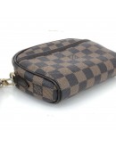 LOUIS VUITTON Damier Ebene Ipanema Pochette Crossbody Bag with Shoulder Strap & Waist Belt – GHW