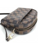 LOUIS VUITTON Damier Ebene Ipanema Pochette Crossbody Bag with Shoulder Strap & Waist Belt – GHW