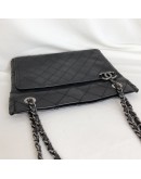 CHANEL Matrasse Black Calfskin Chain Shoulder/Crossbody Bag - RHW (20 Series - Year 2015)
