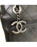CHANEL Matrasse Black Calfskin Chain Shoulder/Crossbody Bag - RHW (20 Series - Year 2015)
