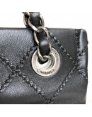 CHANEL Matrasse Black Calfskin Chain Shoulder/Crossbody Bag - RHW (20 Series - Year 2015)