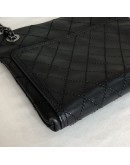 CHANEL Matrasse Black Calfskin Chain Shoulder/Crossbody Bag - RHW (20 Series - Year 2015)