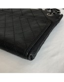 CHANEL Matrasse Black Calfskin Chain Shoulder/Crossbody Bag - RHW (20 Series - Year 2015)