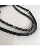 CHANEL Matrasse Black Calfskin Chain Shoulder/Crossbody Bag - RHW (20 Series - Year 2015)