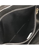 CHANEL Vintage Small Camera Bag with CC Stitch Mark & Fringe in Black Lambskin - GHW