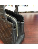 CHANEL Vintage Black Quilted Caviar Shoulder Bag - GHW