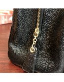 CHANEL Vintage Black Quilted Caviar Shoulder Bag - GHW