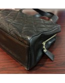 CHANEL Vintage Black Quilted Caviar Shoulder Bag - GHW