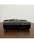 YVES SAINT LAURENT Small Manhattan Shoulder Bag in Shiny Crocodile Embossed Leather – GHW (Year 2021)