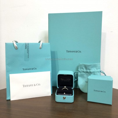 TIFFANY & CO The Tiffany Setting Engagement Ring in Platinum – 0.31ct Diamond (Year 2018)