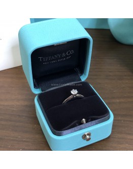 TIFFANY & CO The Tiffany Setting Engagement Ring in Platinum – 0.31ct Diamond (Year 2018)