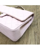 CHANEL Medium 22C Classic Flap (CF) Shoulder Bag in Pink Caviar – GHW (Microchip – Year 2022)