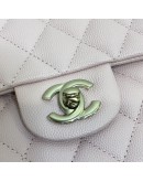 CHANEL Medium 22C Classic Flap (CF) Shoulder Bag in Pink Caviar – GHW (Microchip – Year 2022)