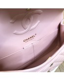 CHANEL Medium 22C Classic Flap (CF) Shoulder Bag in Pink Caviar – GHW (Microchip – Year 2022)