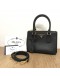 PRADA 1BA906 Galleria Mini Bag in Black Saffiano Lux Leather with Shoulder Strap – GHW (Year 2022)