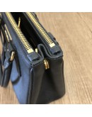 PRADA 1BA906 Galleria Mini Bag in Black Saffiano Lux Leather with Shoulder Strap – GHW (Year 2022)
