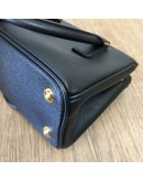PRADA 1BA906 Galleria Mini Bag in Black Saffiano Lux Leather with Shoulder Strap – GHW (Year 2022)