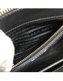 PRADA 1BA906 Galleria Mini Bag in Black Saffiano Lux Leather with Shoulder Strap – GHW (Year 2022)