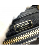 PRADA 1BA906 Galleria Mini Bag in Black Saffiano Lux Leather with Shoulder Strap – GHW (Year 2022)