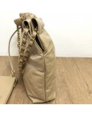 CHANEL 22 Small Shoulder bag in Quilted Beige Shiny Calfskin – GHW (Microchip – Year 2024)