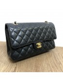 CHANEL Medium Classic Flap (CF) Shoulder Bag in Black Caviar – GHW (Microchip – Year 2022)