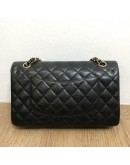 CHANEL Medium Classic Flap (CF) Shoulder Bag in Black Caviar – GHW (Microchip – Year 2022)