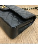 CHANEL Medium Classic Flap (CF) Shoulder Bag in Black Caviar – GHW (Microchip – Year 2022)