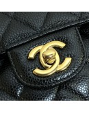CHANEL Medium Classic Flap (CF) Shoulder Bag in Black Caviar – GHW (Microchip – Year 2022)