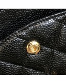 CHANEL Medium Classic Flap (CF) Shoulder Bag in Black Caviar – GHW (Microchip – Year 2022)