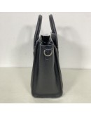 CELINE Nano Luggage with Shoulder Strap in Black Grained Calfskin - SHW (Year 2019)