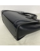 CELINE Nano Luggage with Shoulder Strap in Black Grained Calfskin - SHW (Year 2019)