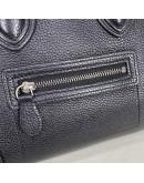 CELINE Nano Luggage with Shoulder Strap in Black Grained Calfskin - SHW (Year 2019)