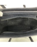 CELINE Nano Luggage with Shoulder Strap in Black Grained Calfskin - SHW (Year 2019)