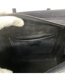 CELINE Nano Luggage with Shoulder Strap in Black Grained Calfskin - SHW (Year 2019)